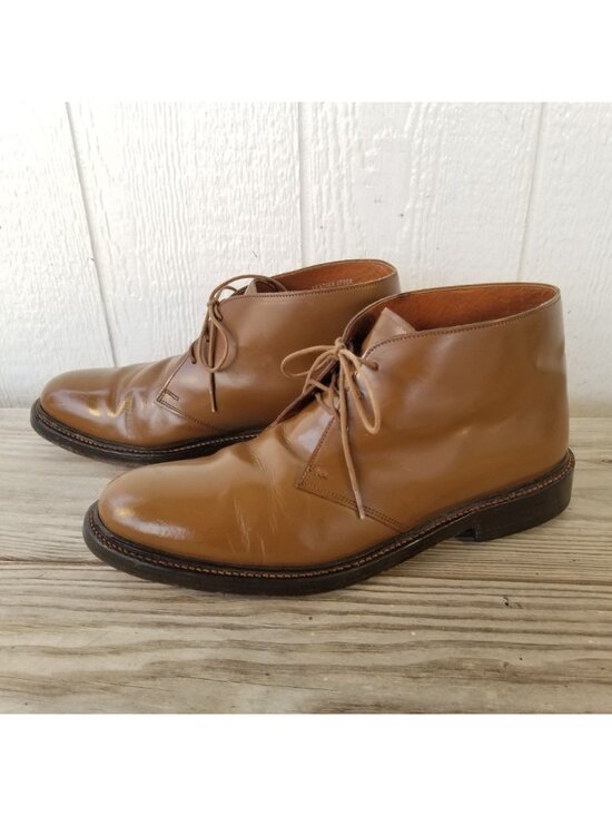 VTG Bostonian Classics Mens Calfskin Leather Silhouette Chukka Boot 11 26222 USA main image 11